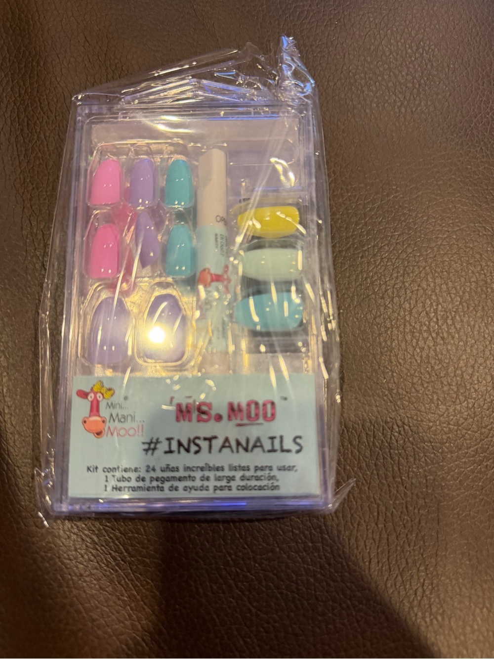Ms. Moo Instanails Pastel Press-On Nail Set